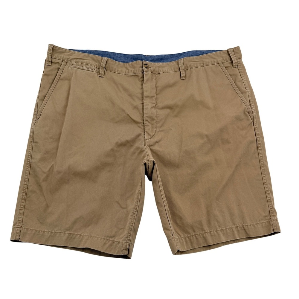 Polo Ralph Lauren Men Size 46  Classic Fit Chino Shorts Tan Khaki Cotton Golf